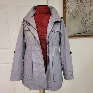 Girl Gray raincoat, size L (12-14) - Juniors